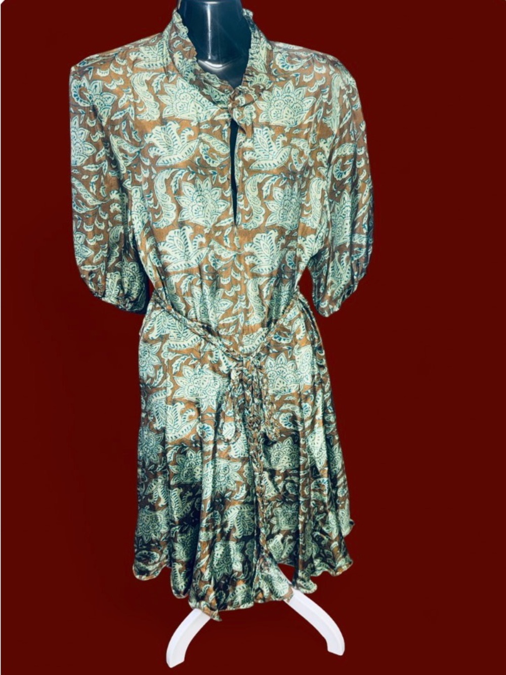 Hannah Artwear Gaia Midi Dress 100% Silk